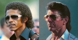 Midjourney AI Reimagines Every US President With Mullets and Mustaches